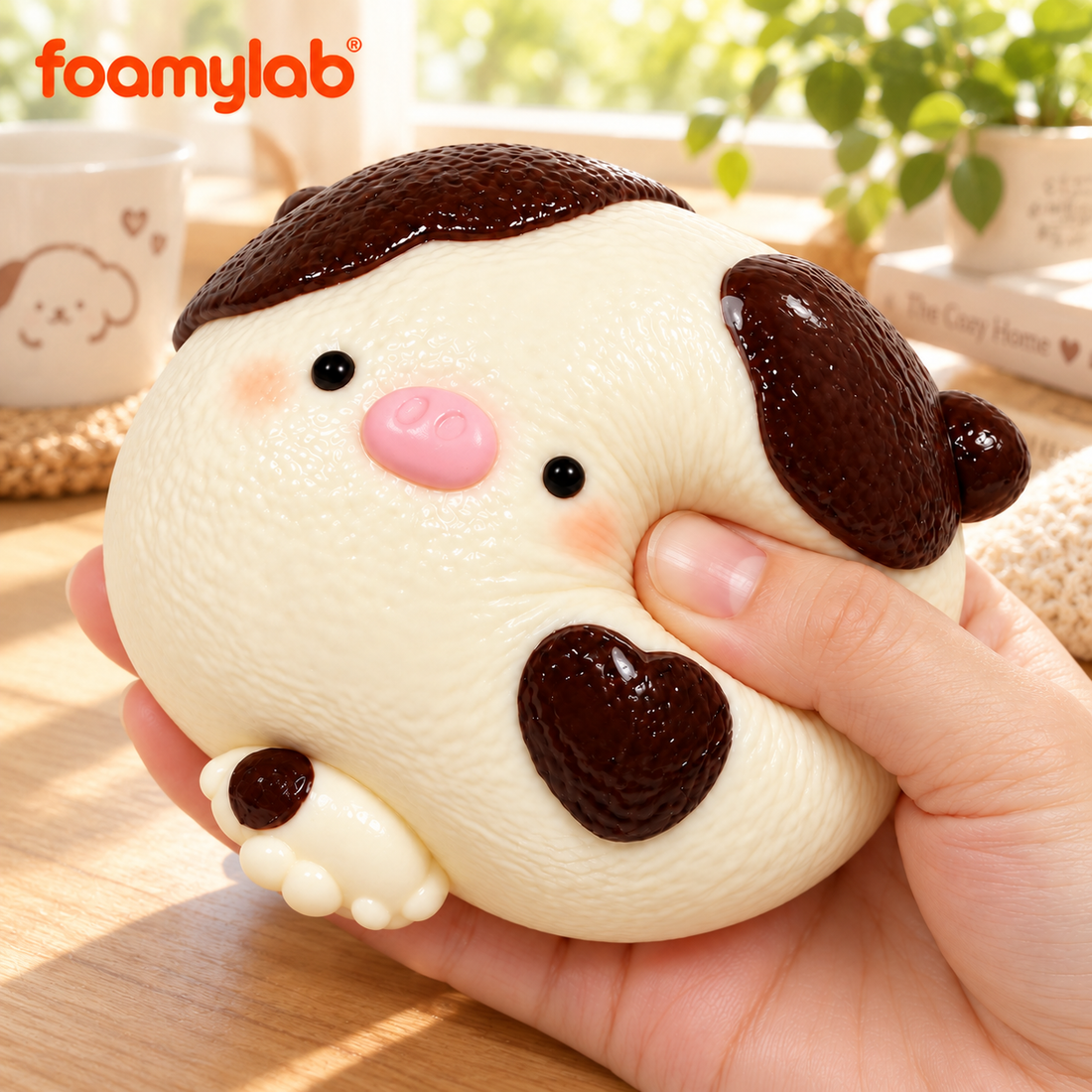 Cocoa Cream Piggy Taba Squishy