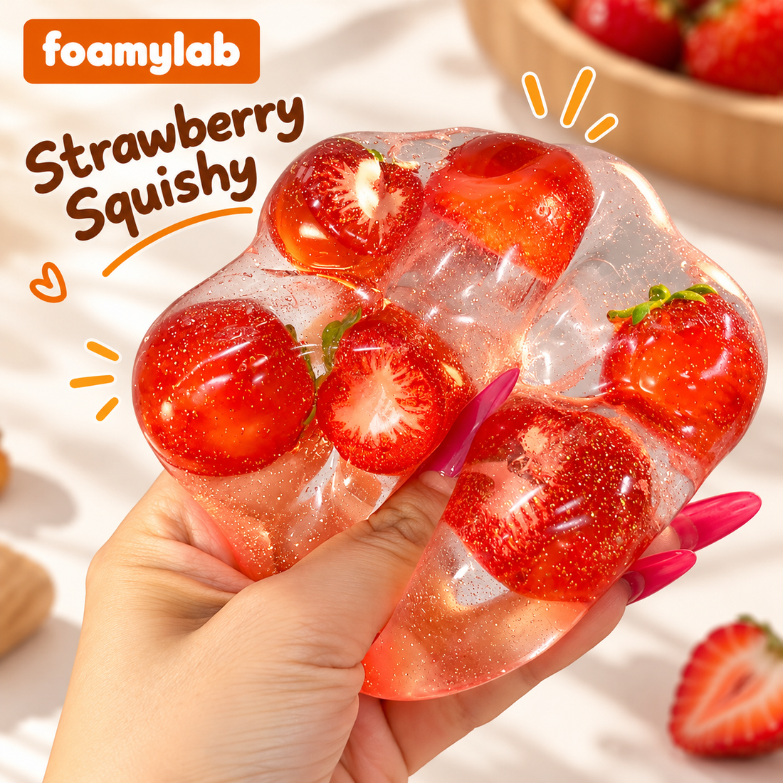 Fruit-Filled Jelly Squishy Ball