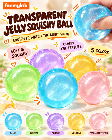 Transparent Jelly Squishy Ball