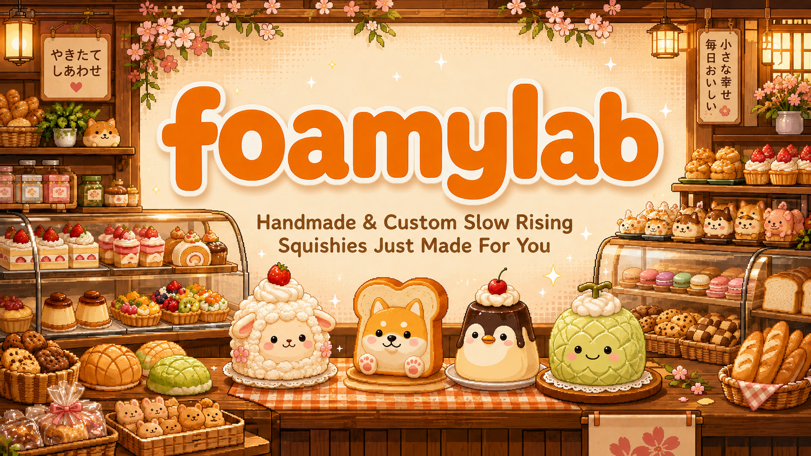 FoamyLab handmade Taba squishy collection