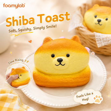 Shiba Inu Toast Squishy