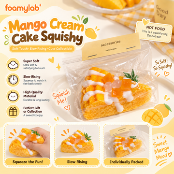 Mango Cream Cake Squishy