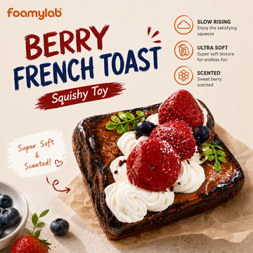Brioche perdue chocolatée aux baies Squishy