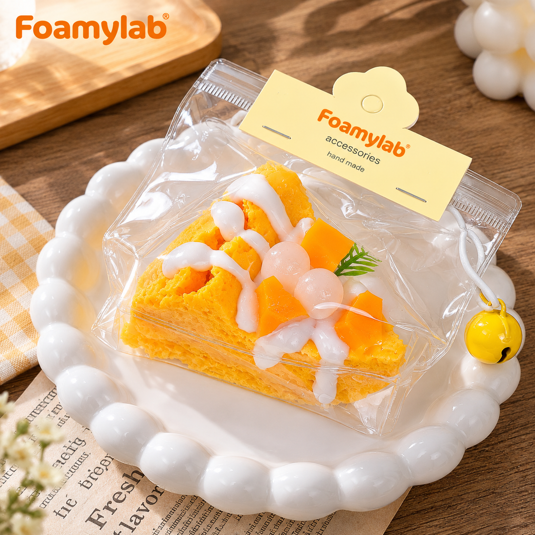 Mango Cream Cake Squishy